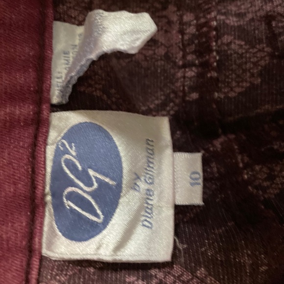 Diane Gilman Deep Pink denim pant - Picture 4 of 4